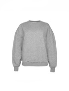 Свитшот женский MINAKU: Casual Collection цвет светло-серый меланж, размер 50-52 - фото 57959414