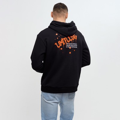 Худи мужское MINAKU "Limitless", цвет чёрный, размер 58
