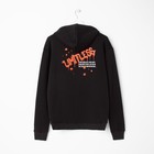 Худи мужское MINAKU "Limitless", цвет чёрный, размер 58 - фото 21600231