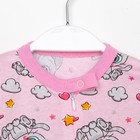 Комбинезон детский, цвет розовый, рост 80 см - фото 36746494