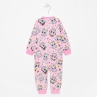 Комбинезон детский, цвет розовый, рост 80 см - фото 36746495