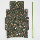 Коробка складная двухсторонняя «Новогодние окна», 20 х 18 х 5 см, Новый год - фото 21600607