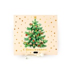 Коробка подарочная новогодняя складная двухсторонняя «Новогодняя ёлка», 20 х 18 х 5 см, Новый год 7779458