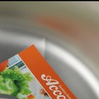 УЦЕНКА Мойка кухонная Accoona AD4949, врезная, круглая, толщина 0.6 мм, 490×165 мм, матовая - Фото 5