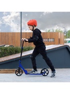 Самокат городской GRAFFITI, складной, колёса PU 200, 86A, ABEC 9, подножка, цвет синий - Фото 14