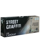 Самокат городской GRAFFITI, складной, колёса PU 200, 86A, ABEC 9, подножка, цвет хаки - Фото 14