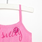 Сарафан для девочки, цвет розовый, рост 116 - фото 25304509