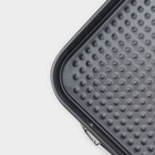 Форма для выпечки Доляна «Элин. Квадрат», 20×6,5 см, съёмное дно, антипригарное покрытие, цвет чёрный - Фото 4