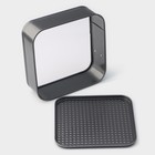 Форма для выпечки Доляна «Элин. Квадрат», 20×6.5 см, съёмное дно, антипригарное покрытие, цвет чёрный - Фото 6