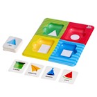 Развивающий набор «Формы и фигуры вокруг нас», в пакете - фото 21601408