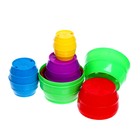 Развивающий набор «Цветные бочонки», в пакете - фото 24411464