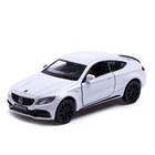 Машина металлическая MERCEDES-AMG C63 S COUPE, 1:32, инерция, цвет белый, в пакете 7888430 - фото 11331817