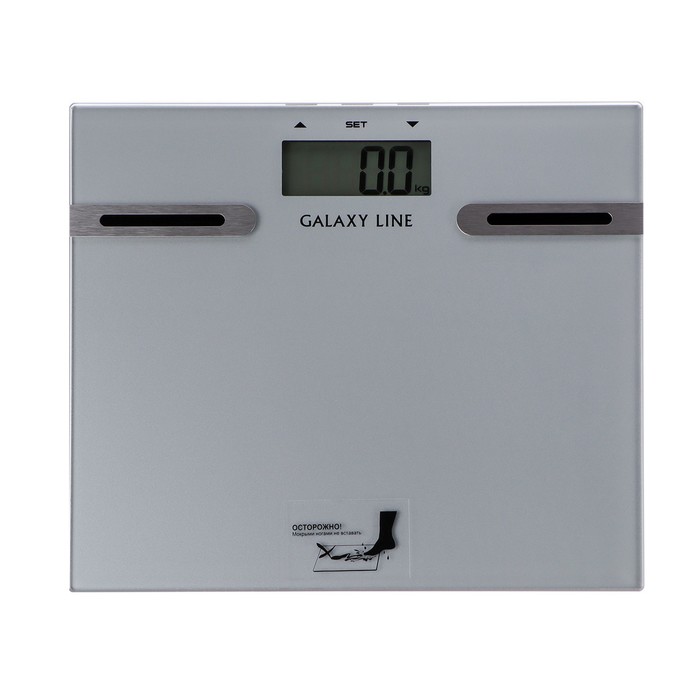 Весы напольные Galaxy LINE GL 4855, диагностические, до 150 кг, 2хААА (в компл.), белые - Фото 1