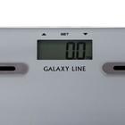 Весы напольные Galaxy LINE GL 4855, диагностические, до 150 кг, 2хААА (в компл.), белые - Фото 2