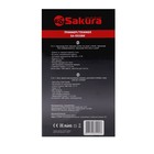 Триммер Sakura SA-5533BK, для бороды/усов/носа/ушей, 1-5 мм, 4 насадки, АКБ, чёрный - Фото 7