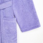 Халат махровый женский, Экономь и Я размер 46-48 сиреневый, 100% хлопок, 320 г/м2 - фото 21601614