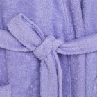 Халат махровый женский, Экономь и Я размер 46-48 сиреневый, 100% хлопок, 320 г/м2 - фото 21601615