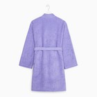 Халат махровый женский, Экономь и Я размер 46-48 сиреневый, 100% хлопок, 320 г/м2 - фото 21601616