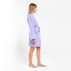 Халат махровый женский, Экономь и Я размер 46-48 сиреневый, 100% хлопок, 320 г/м2 - фото 21601609