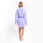 Халат махровый женский, Экономь и Я размер 46-48 сиреневый, 100% хлопок, 320 г/м2 - фото 21601610