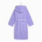 Халат махровый детский Экономь и Я, размер 34, сиреневый - Фото 10