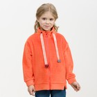 Куртка флисовая для девочек Pelican, рост 110 см, цвет красный - фото 109888739