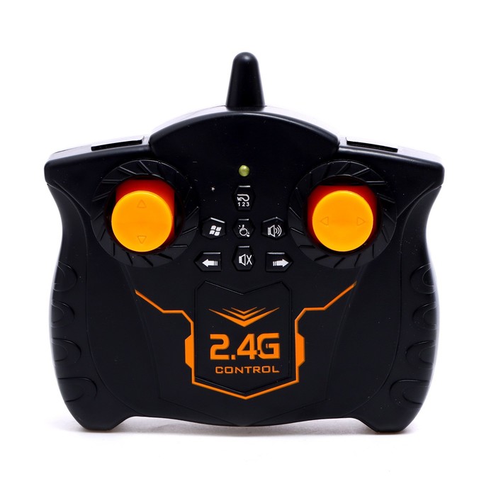 Танк радиоуправляемый MECH, стандартный пульт, стреляет пулями, цвет оранжевый 54370