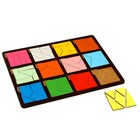 Развивающая доска «Сложи квадрат» 3 уровень сложности - фото 4525656