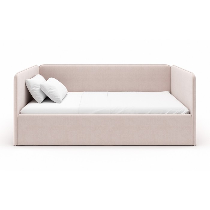 Кровать-диван Leonardo, боковина большая, 180х80 см, цвет розовый