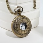 Карманные кварцевые часы «Римские цифры», на цепочке 80 см - фото 298933132