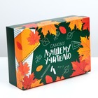 Коробка подарочная складная, упаковка, «Любимому учителю», 30 х 20 х 9 см - Фото 3