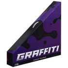 Самокат трюковый GRAFFITI, колеса PU/алюминий 100 мм, ABEC 9, жесткость 85А - фото 35833950