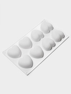 Форма для муссовых десертов и выпечки KONFINETTA «Сердца», 30×17.5×3 см, 8 ячеек (6.2×6 см), силикон, белая - Фото 2