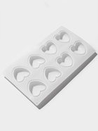 Форма для муссовых десертов и выпечки KONFINETTA «Сердца», 30×17.5×3 см, 8 ячеек (6.2×6 см), силикон, белая - Фото 3