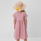 Платье для девочки MINAKU: Cotton Collection, сиреневое, рост 140 см - Фото 11
