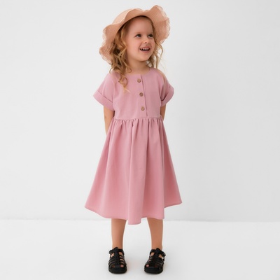 Платье для девочки MINAKU: Cotton Collection, сиреневое, рост 152 см