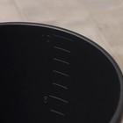 Ведро хозяйственное с мерной шкалой «Дачное», 10 л, цвет чёрный - Фото 3