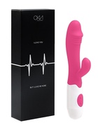 Вибратор-кролик, стимулятор клитора и точки G, на батарейках, розовый - Фото 7