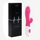 Вибратор-кролик, стимулятор клитора и точки G, на батарейках, розовый - Фото 8