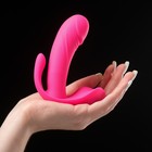 Вибратор с пультом ДУ, носимый, розовый  (артикул 7461484)  большой выбор товаров оптом и в розницу по низким ценам с доставкой