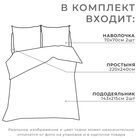 Постельное бельё Этель Дуэт «Эзотерика», 143х215 см - 2 шт, 220х240 см, 70х70 см -2 шт 7673982 - фото 14046011