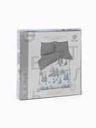 Постельное бельё Этель 1.5 сп Snow forest 143х215 см, 150х214 см, 70х70 см - 2 шт, поплин - фото 809087116