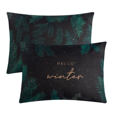 Комплект наволочек «Этель» Winter, 50×70 см, 2 шт., бязь, хлопок 100%