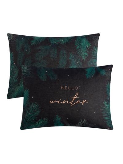 Комплект наволочек «Этель» Winter, 50×70 см, 2 шт., бязь, хлопок 100%