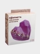 Форма для муссовых десертов и выпечки KONFINETTA «Геометрия любви», силикон, 21.5×20×6 см, белая - Фото 9