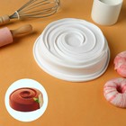 Форма для выпечки и муссовых десертов KONFINETTA «Круговорот», силикон, 20×5 см, цвет белый - фото 295631359