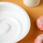 Форма для выпечки и муссовых десертов KONFINETTA «Круговорот», силикон, 20×5 см, цвет белый - фото 4352743
