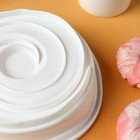 Форма для выпечки и муссовых десертов KONFINETTA «Круговорот», силикон, 20×5 см, цвет белый - фото 4352745