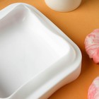 Форма для муссовых десертов и выпечки KONFINETTA «Квадро», силикон, 18,5×5 см, цвет белый - фото 6606365