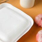 Форма для муссовых десертов и выпечки KONFINETTA «Квадро», силикон, 18,5×5 см, цвет белый - фото 6606366